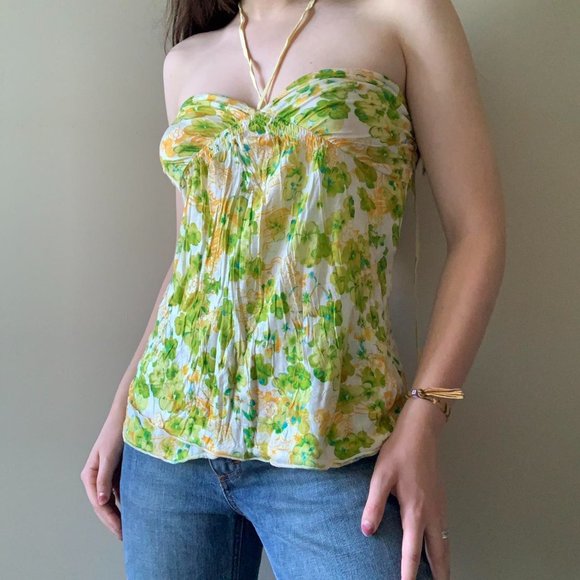 Banana Republic featherweight floral jersey camisole / tank - Picture 2 of 4